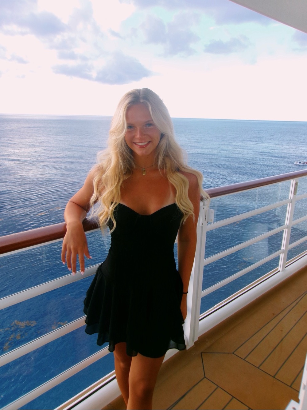 Black Windsor mini dress